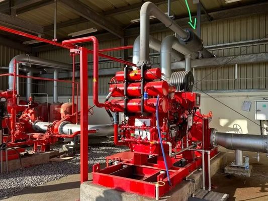 3000 GPM Dieselmotor Pomp Set Split Case Brandpomp Set UL Gelijst en goedgekeurd door FM