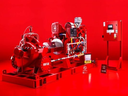 UL FM Brandpomp voor dieselmotoren Horizontaal gespleten hoes Brandbestrijdingspompen