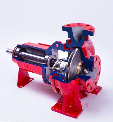 ESF40/26 UL/FM Horizontale eindzuigpomp 100 GPM @ 110 ‰ 138 PSI Ontworpen voor NFPA 20 Brandbeschermingssystemen