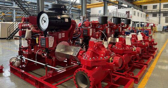 SCF250-200-600 Dieselmotor aangedreven split case brandpomp 4500 GPM UL/FM gecertificeerd