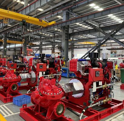 SCF200-150-480 Dieselmotor aangedreven Split Case brandpomp 8×6