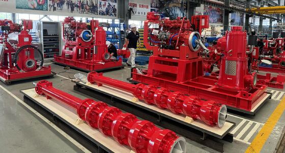 150VTP230-20 Verticale Turbine Diesel Motor aangedreven brandpomp. 1000 GPM, UL/FM gecertificeerd.