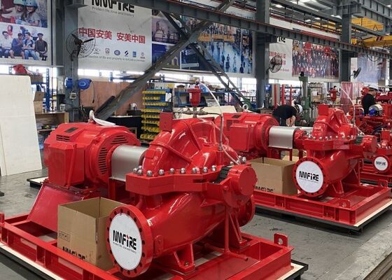 750 GPM @ 155 PSI UL/FM Split Case Brandblus Pomp Elektrisch Aangedreven | NFPA20