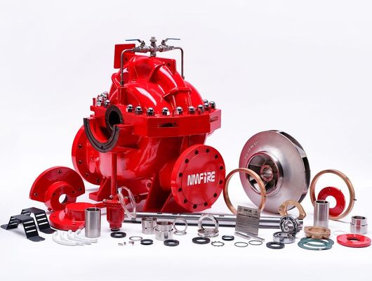 SCF100-80-200 UL/FM Horizontale Split Case Brandpomp 300 500 GPM, 300 GPM @ 132 PSI Ontworpen voor NFPA 20 Brandbeschermingssystemen