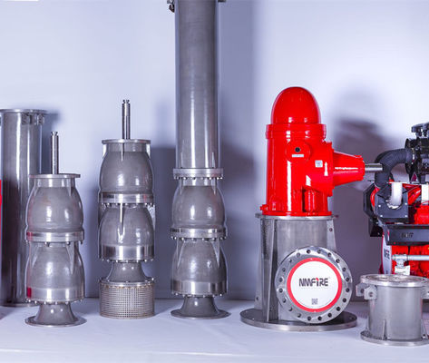 UL Vertical Turbine Fire Pump Package Dieseldreven 3000GPM 139PSI Petrochemische Chemische