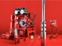 Centrifuge motor aandrijving verticale turbine brandpomp ductiel gietijzeren behuizing